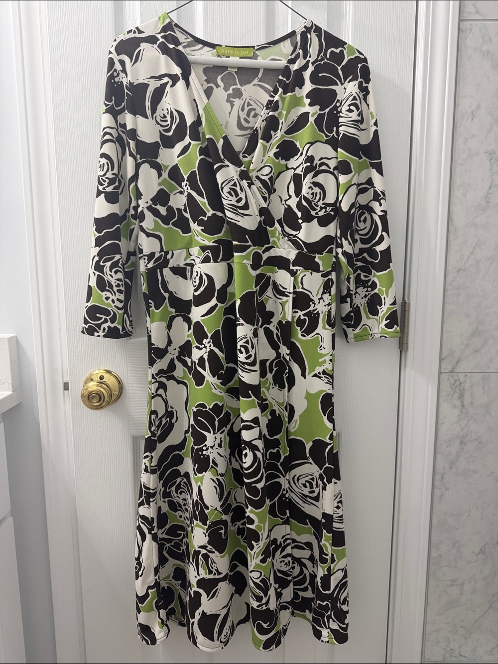 Sigrid Olsen Floral Wrap-Style Women’s Dress